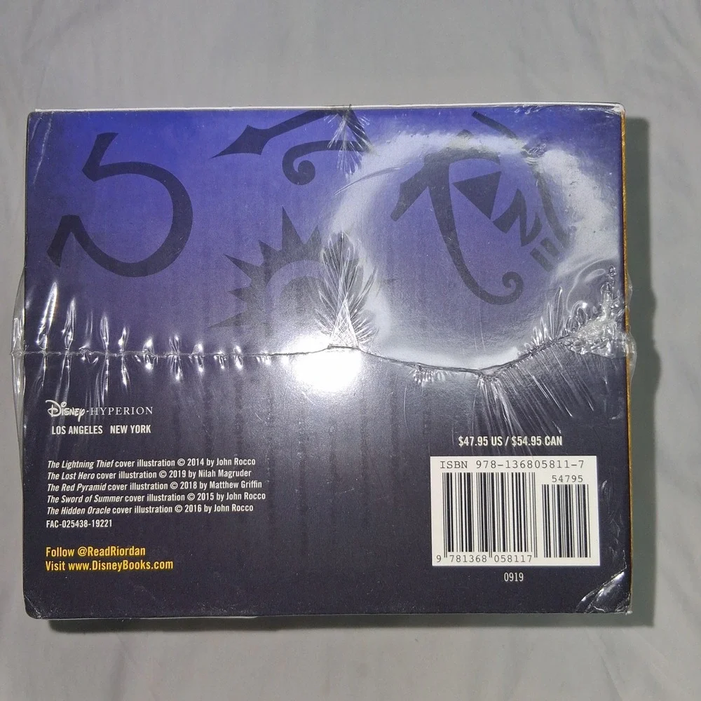 Rick Riordan Book Set The Lightning Thief Heroes of Olympus‎ Paperback